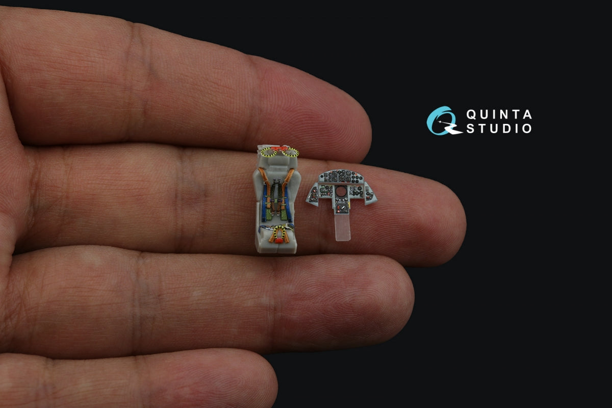 Quinta Studio QD72100 F-104G 3D-Printed &amp;amp; coloured Interior on decal paper (Hasegawa) 1/72 – imagen 11