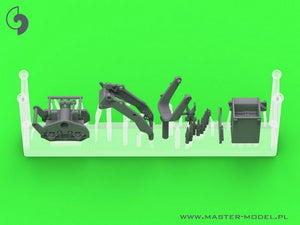Master GM-35-073 Browning M2HB .50 cal (12,7mm) - do montażu na pierścieniu M49 (karetka D40721 / kołyska D40733 / skrzynka D40731 lub D90078) 1/35 – imagen 15