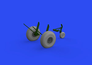 Eduard 648643 B-17 wheels block tread HK Models 1/48 – imagen 3