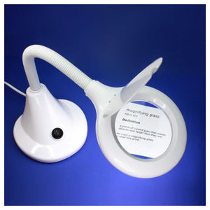 Lightcraft LC8082LED-EU LED Compact Flexi Magnifier Lamp (EU Plug) / Kompaktowa Giętka Lampka Powiększająca LED – imagen 3
