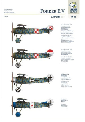 Arma Hobby 70012 Fokker E.V Expert Set 1/72 – Bild 3