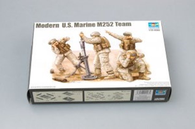 Trumpeter 00423 Modern US Marine M252 Mortar Team 1/35 – immagine 2