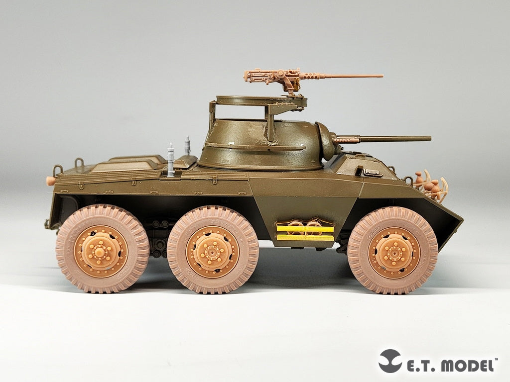 E.T. Model P35-150 U.S.Army M8/M20 Light Armored Car Sagged Wheels For TAMIYA Kit 1/35 – imagen 9