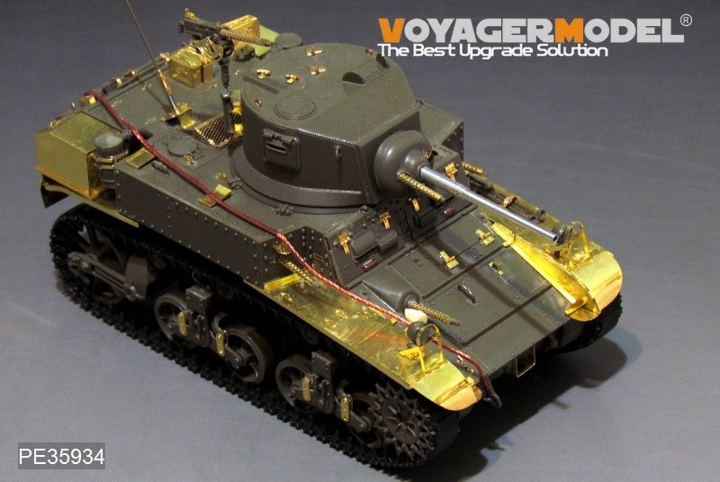 Voyager Model PE35934 WWII US M3 Stuart light tank basic For TAMIYA 35360 1/35 – imagen 3