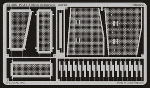 Eduard 35595 Schurzen mesh Pz. IV Ausf. J 1/35 Tamiya – Bild 4