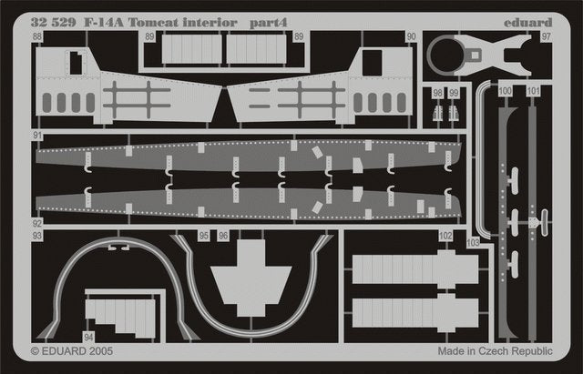 Eduard 32529 F-14A interior 1/32 Tamiya – Bild 3