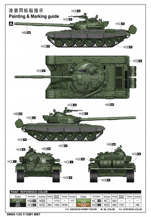 Trumpeter 09604 T-72M1 MBT 1/35 – zdjęcie 3