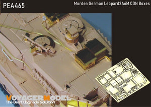 Voyager Model PEA465 Morden German Leopard2A6M CDN Boxes(GP) 1/35 – zdjęcie 2