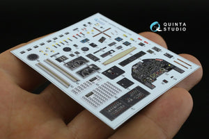 Quinta Studio QD32087 Ju87 D/G 3D-Printed &amp;amp; coloured Interior on decal paper (Trumpeter) 1/32 – imagen 12
