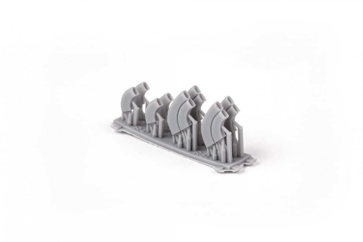 Eduard 648805 Yak-9D exhaust stacks PRINT ZVEZDA 1/48 – imagen 5