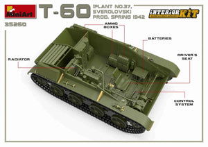 MiniArt 35260 T-60 PLANT N.37, SVERDLOVSK PROD. SPRING 1942. INTERIOR KIT 1/35 – Bild 13