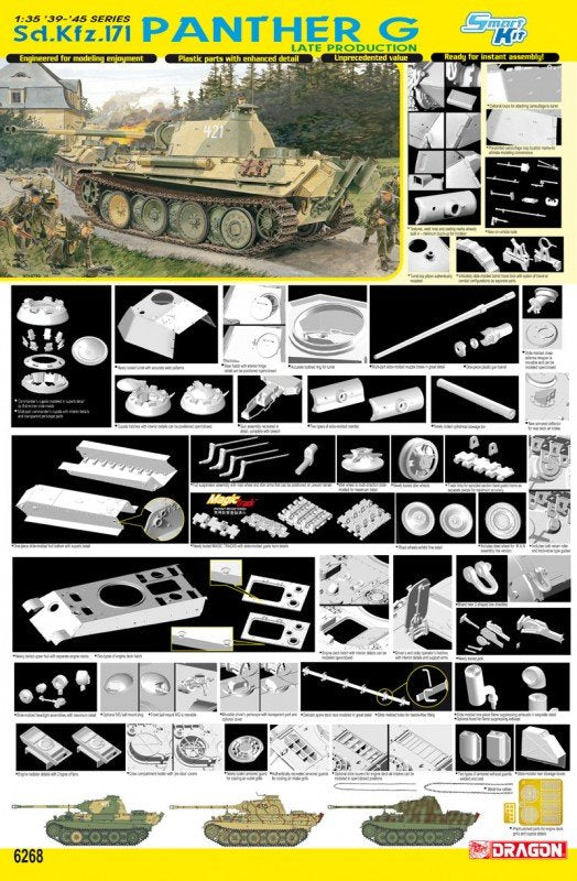 Dragon 6268 Sd. Kfz. 171 Panther Ausf. G Late 1/35 – imagen 2