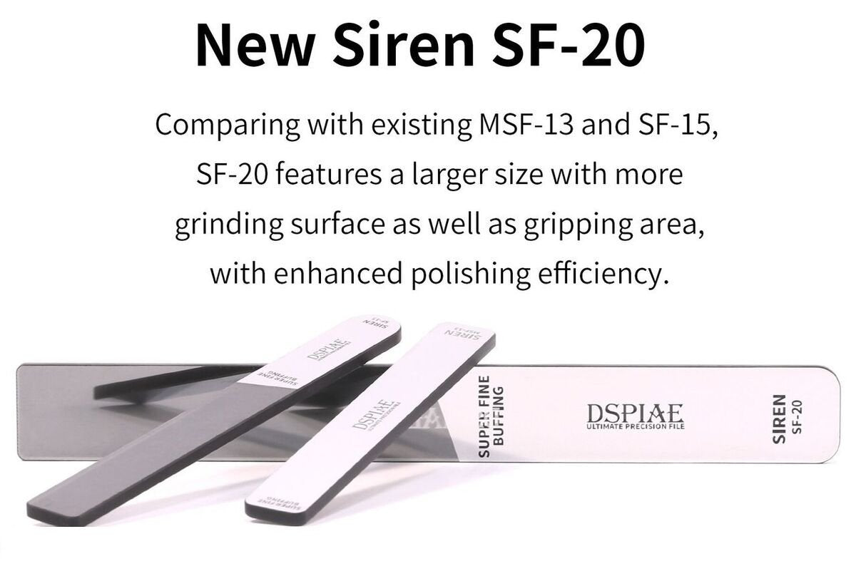 DSPIAE SF-20 Maximum precision Tempered glass file