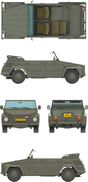 Das Werk DW35044 Kurierwagen Typ 181 Standard Version 1/35 – image 4