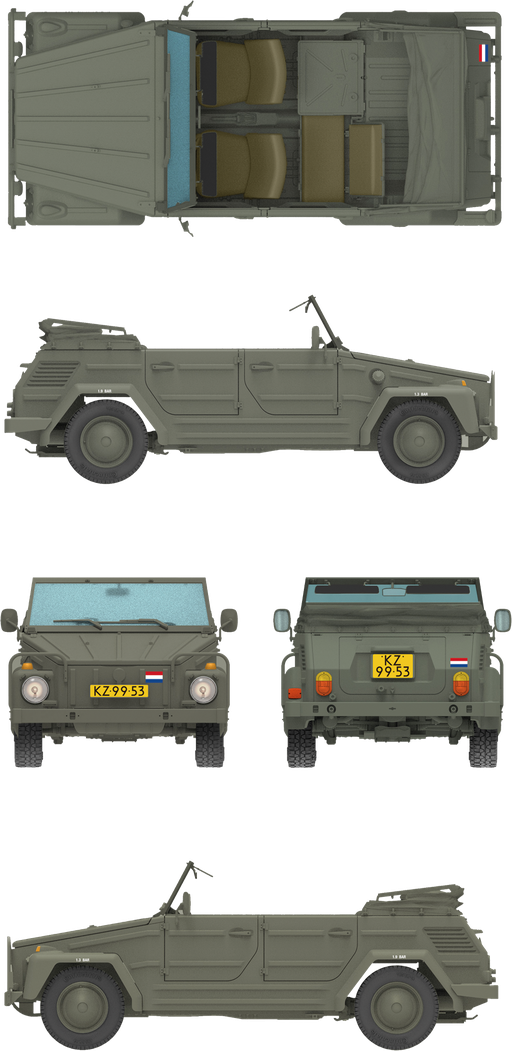 Das Werk DW35044 Kurierwagen Typ 181 Standard Version 1/35 – image 4