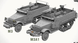 Andy&amp;#39;s Hobby Headquarters AHHQ35001 1/35 M3 &amp;amp; M3A1 U.S. WWII HALFTRACKS 1/35 – image 3