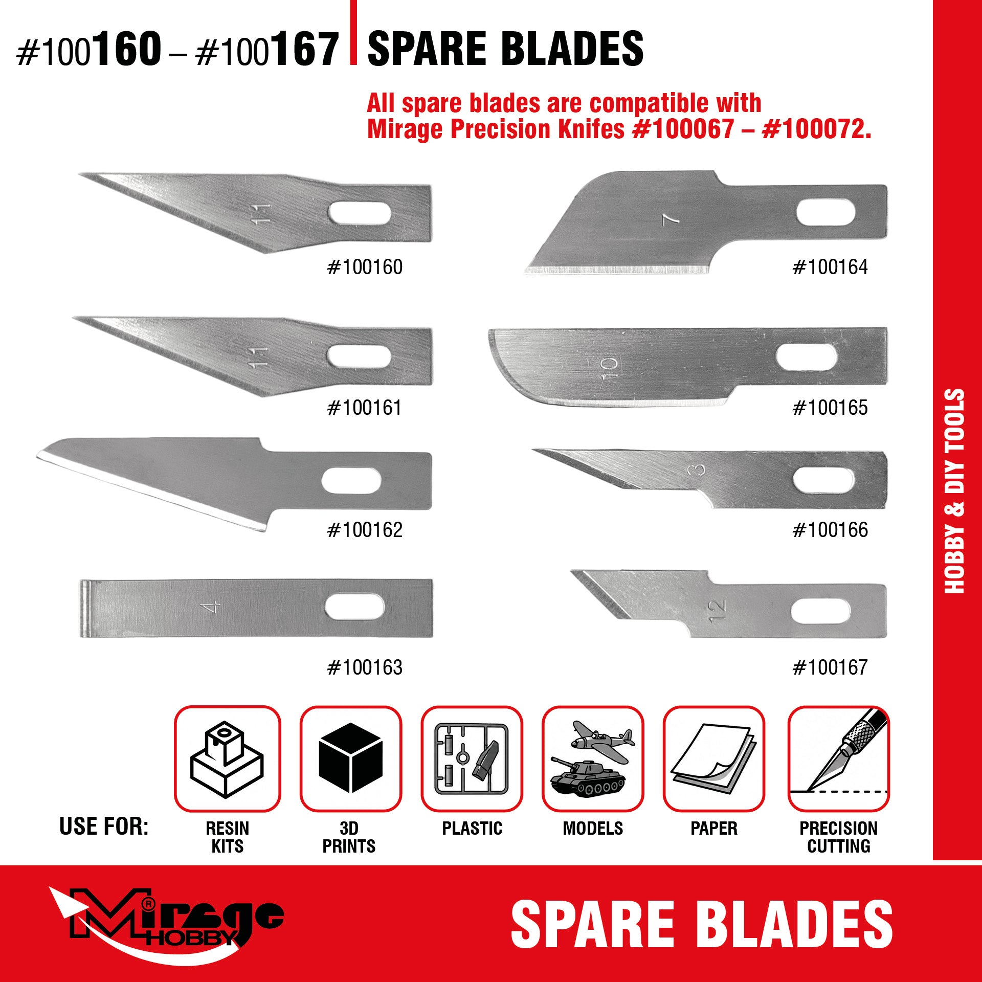 Mirage 100167 Hook Blade (5 pcs) – Bild 3