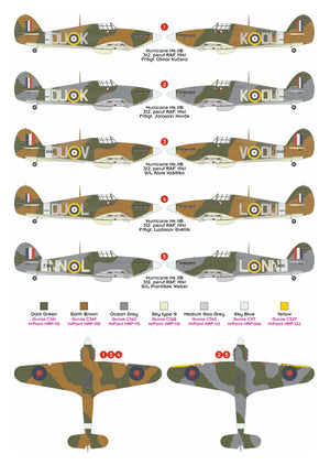 Omask 23051 Hurricane Mk.IIb Masks (for 32MN002) 1/32 – imagen 2