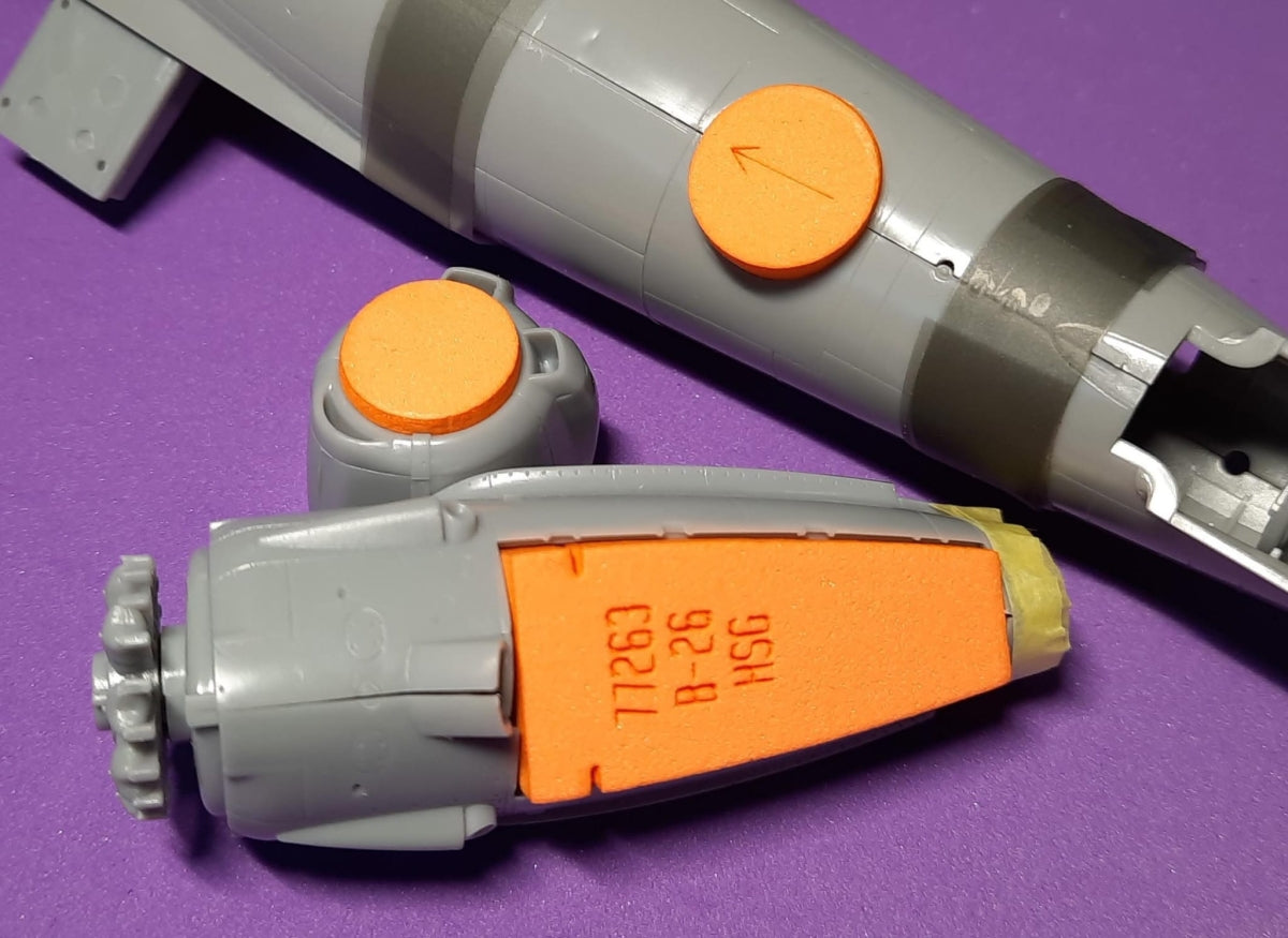 Omask 77263 1/72 B-26 Marauder Wheel Bay Plugs (for Hasegawa, Hobby 2000) 1/72 – imagen 3