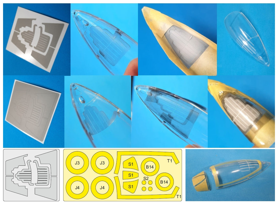 Omask 54099 1/48 F-86F Sabre Mask (for Hasegawa) 1/48 – imagen 2