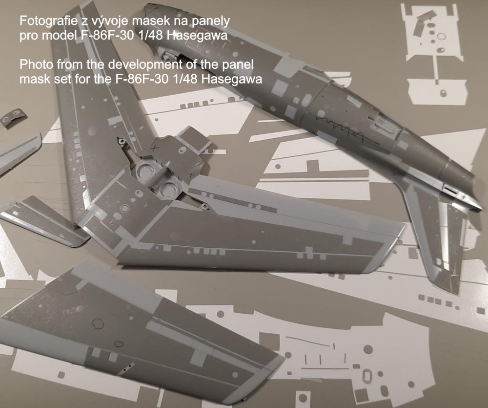 Omask 14013 F-86F-30 masks for panels (Hasegawa) 1/48 – imagen 5