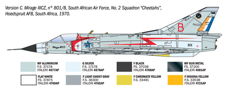 Italeri 92505 Mirage IIIC 1/32 – Bild 10