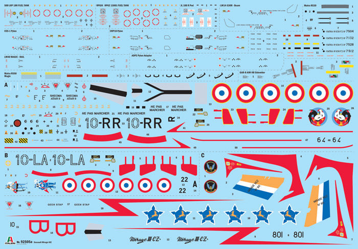 Italeri 92505 Mirage IIIC 1/32 – Bild 9