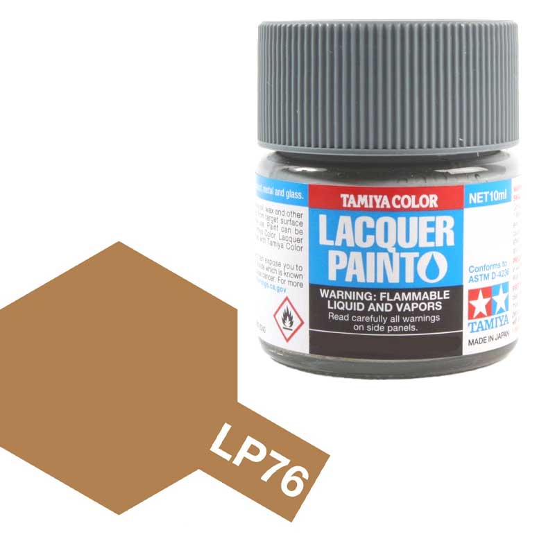 TAMIYA 82176 Lacquer Paint LP-76 Yellow-Brown DAK 1941 10ml